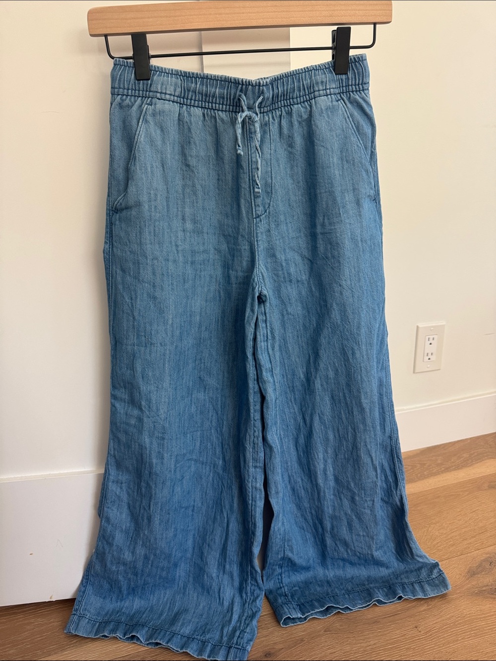 Old Navy Light Blue Elastic Waist Pants